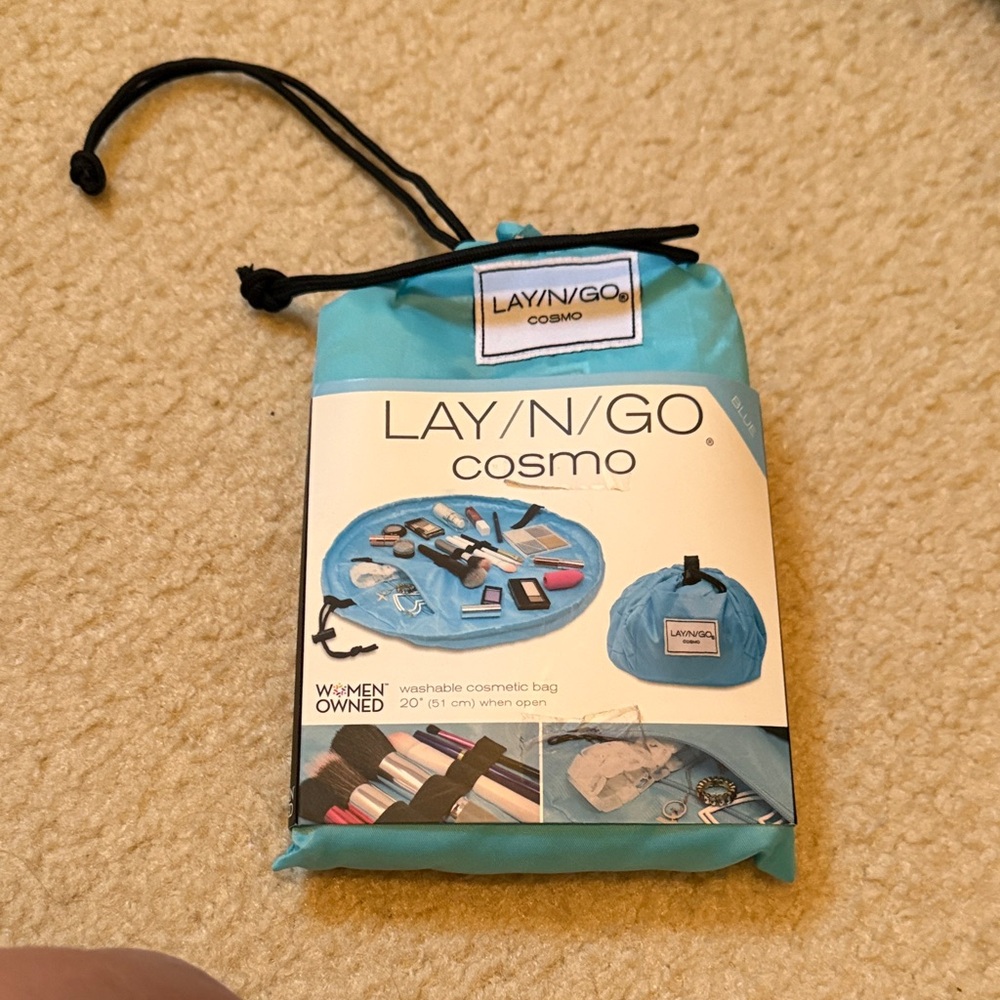 LAYN/GO Cosmo Washable Cosmetic Bag - Turquoise